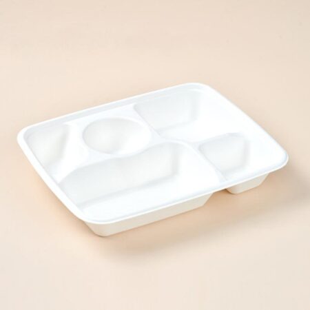 5 Compartment Lunch Tray Square packing box series