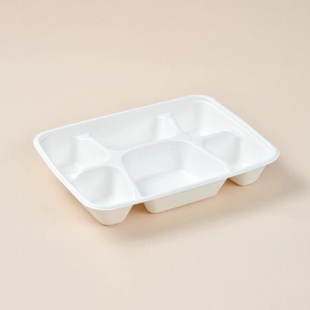 6 Compartment Lunch Tray Square packing box series