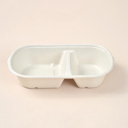 1000ml 2-com Rectangle Container Oval packing box series