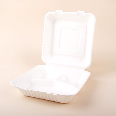 9" 3-Compartment Clamshell American Lock Box